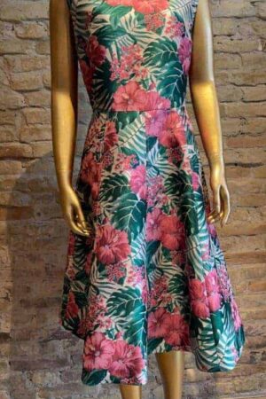 Seventy flower printed summer dress
