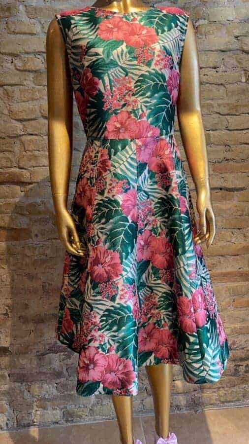 Seventy flower printed summer dress