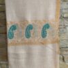 Cashmere hand embroderi scarves - Orange